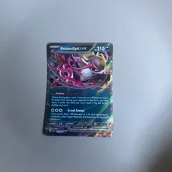 Pokemon TCG Shrouded Fable Fezandipiti EX Holo Rare Card 038/064 - Image 4