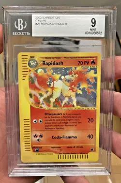 ~ITA~ ITALIAN BGS 9 Rapidash Holo 26/165 Expedition Base Set Pokemon Card - Image 1