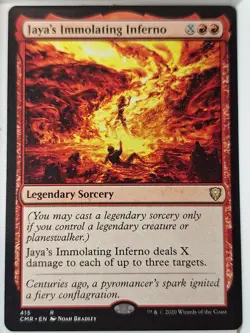 Jaya's Immolating Inferno - Commander: Legends - Magic the Gathering MTG Nice! - Image 1
