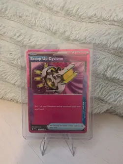 Pokemon Scoop Up Cyclone 128/131 Prismatic Evolutions Holo Pack Fresh - Image 1
