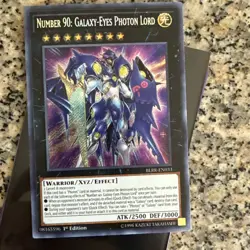 YuGiOh Number 90: Galaxy-Eyes Photon Lord BLRR-EN033 | NM 1st Edition - Image 1