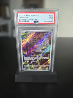PSA 9 Drowzee 210/198 Scarlet Violet Base Holo Illustration Rare Pokemon Card - Image 1