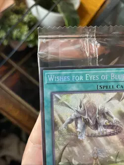 SEALED Yugioh Wishes for Eyes of Blue Secret Rare 1st Edition SDWD-EN042 Mint! - Image 2