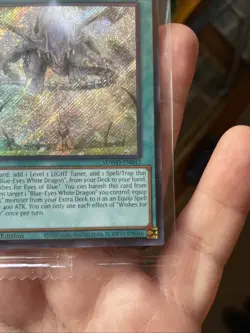 SEALED Yugioh Wishes for Eyes of Blue Secret Rare 1st Edition SDWD-EN042 Mint! - Image 5