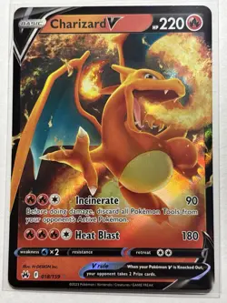 Charizard V 018/159 - Crown Zenith Ultra Rare Holo Pokemon TCG NM - Image 1