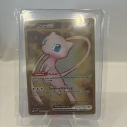 Mew Ex Metal Promi Card 205/165 Scarlet and Violet 151 Pokemon TCG Trading Card - Image 1