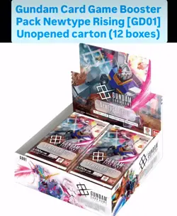 PSL Card Game Newtype Rising Booster GD01 BANDAI Sealed Japanese 1 carton 12 box - Image 1