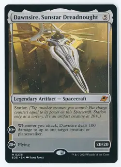 Dawnsire, Sunstar Dreadnought #0238 FOIL MTG Edge of Eternities Regular Mythic - Image 1