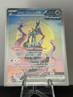 PokÃ©mon TCG Iron Crown EX Holo Ultra Rare Card 081/162 Temporal Forces - Image 1