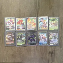 Pokemon TCG Sword & Shield Era 10 Card V/Vstar Lot Ft. Palkia, Exeggutor & More! - Image 1