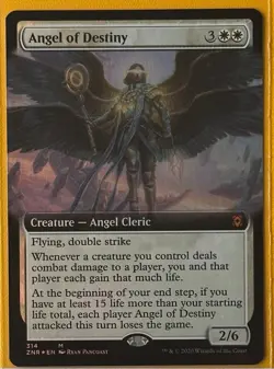[FOIL] Angel Of Destiny  EXTENDED Zendikar Rising ENGLISH 314 MTG - Image 1