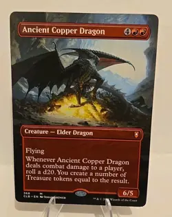 Ancient Copper Dragon (Borderless) MTG Commander Legends: Battle for Baldur's - Image 1