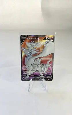 Reshiram V 172/195 Full Art Ultra Rare Holo Silver Tempest Pokemon TCG NM - Image 1