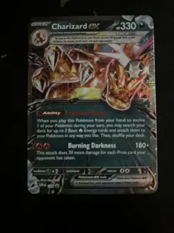 Pokemon TCG Jumbo Charizard EX Promo Card Holo 054/091 Set - Image 5