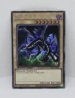 YUGIOH â€¢ RED EYES BLACK DRAGON â€¢ SECRET RARE â€¢ SBC1-ENF01 â€¢ 1st EDITION â€¢ NM - Image 1