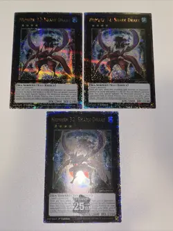 3x Number 32: Shark Drake MP24-EN033 Quarter Century Secret NM Playset Yugioh - Image 1