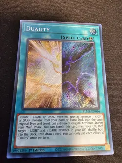 Yugioh! Duality BLMR-EN036 Secret Rare 1st Edition NM - Image 1