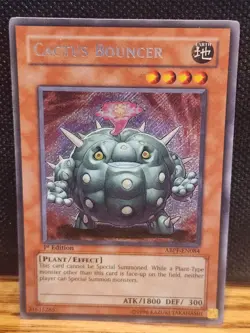Yugioh Cactus Bouncer ABPF-EN084 Secret Rare 1st Ed MP - Image 1