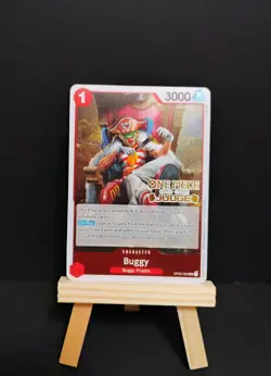 Buggy OP03-008 - One Piece Tournament Judge Card - NM - Image 1