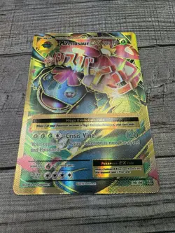 MINT PokÃ©mon TCG Mega-Venusaur-EX Evolutions Full Art Ultra Rare Card 100/108 - Image 1