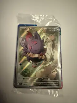 N's Zorua 189 Sv: Scarlet & Violet Promo Card Holo UNOPENED - Image 1