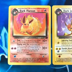Dark Jolteon Flareon Vaporeon - 38 35 45/82 Team Rocket - Pokemon Card - - LP - Image 2