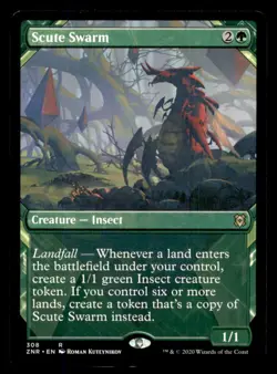 MTG Scute Swarm LP Light Play Zendikar Rising - Image 1