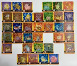 1999 Pokémon Action Flipz Premier Edition Holo Cards Lot 35 Cards - No Dups! - Image 1