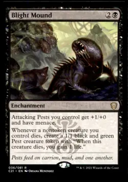 MTG Blight Mound LP Light Play Commander 2021 - Image 1