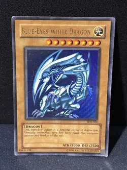 Yugioh Blue-Eyes White Dragon SDK-001 Ultra Rare Unlimited MP - Image 1