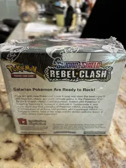 Pokemon Rebel Clash Booster Box Sword and Shield Trading Card Game - Image 2