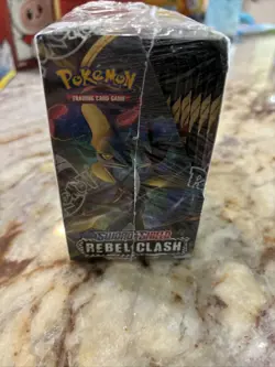Pokemon Rebel Clash Booster Box Sword and Shield Trading Card Game - Image 4