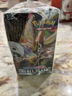 Pokemon Rebel Clash Booster Box Sword and Shield Trading Card Game - Image 5
