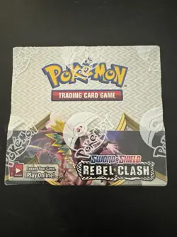 Pokemon Rebel Clash Booster Box Sword and Shield Trading Card Game - Image 7