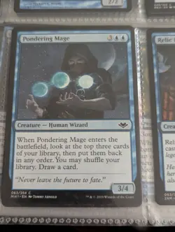 1x Pondering Mage - NM English MTG - Modern Horizons (F) - Image 1