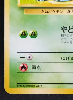 Bulbasaur Neo No.001 Vintage Very Rare Nintendo Pokemon Card Japanese F/S - Image 14