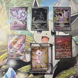 Pokémon TCG Mew & Mewtwo Black Star Promo Card Cards W/ Mew EX Metal Card - Image 1