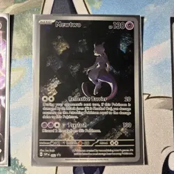 Pokémon TCG Mew & Mewtwo Black Star Promo Card Cards W/ Mew EX Metal Card - Image 3