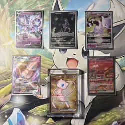 Pokémon TCG Mew & Mewtwo Black Star Promo Card Cards W/ Mew EX Metal Card - Image 9