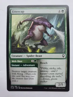 MTG Magic The Gathering Card Ettercap Creature Spider Beast Green Commander Lege - Image 3