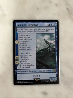 MTG Summon: Leviathan Final Fantasy Rare Card #77 - Image 1