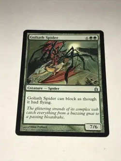 GOLIATH SPIDER Magic the Gathering Card - Image 1