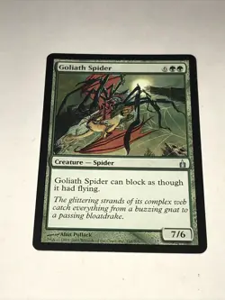 GOLIATH SPIDER Magic the Gathering Card - Image 2