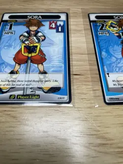 Lot Of ( 3 ) KINGDOM HEARTS TCG SORA Cards Disney Trading Card Game Level 1 & 2! - Image 16