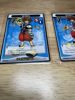 Lot Of ( 3 ) KINGDOM HEARTS TCG SORA Cards Disney Trading Card Game Level 1 & 2! - Image 6