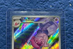Tinkatuff 217/193 SV Paldea Evolved Holo Illustration Rare Pokemon Card - Image 3