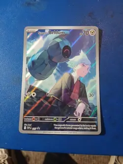 Pokémon TCG Steven’s Beldum 207 Black Star Promo Card Pack Fresh NM Condition - Image 1