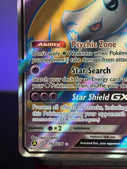 Jirachi GX 79a/236 - Unified Minds - Alt Art Promo Pokemon Card - LP - Image 5