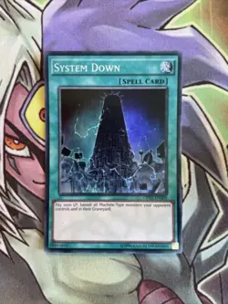 OP02-EN009 System Down Super Rare Unlimited Edition NM Yugioh Card - Image 1
