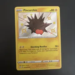 Pokemon Cards Pincurchin Holo Baby Shiny SV043/SV122 Shining Fates Mint Card - Image 1